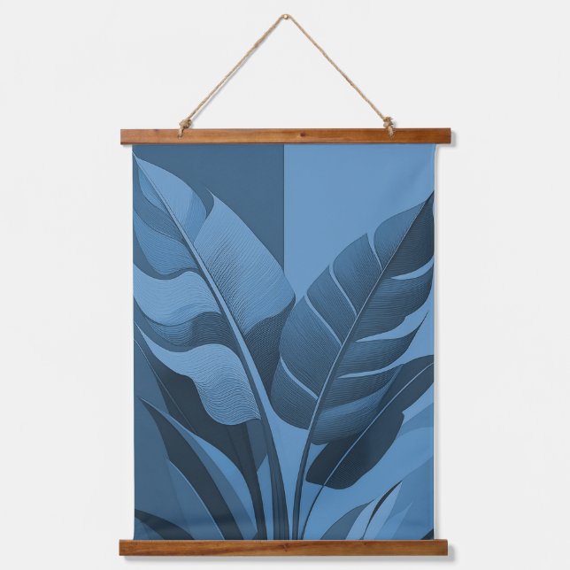 Bananarama Hawaiian Banana Leaves  Hanging Tapestry (Front)