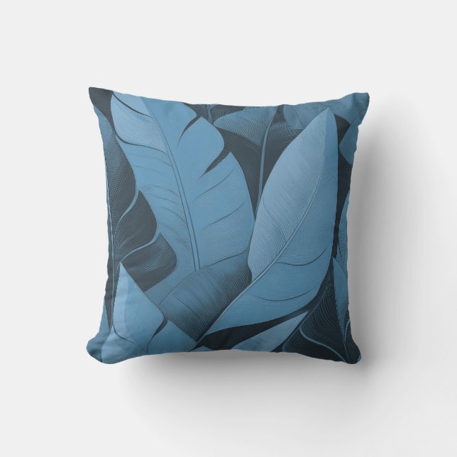 Bananarama Hawaiian Banana Leaves (Reversible) Cushion (Front)