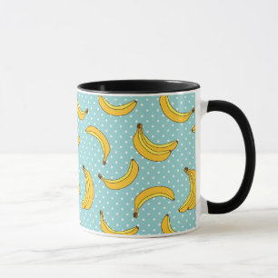 Bananas And Polk Dots Mug