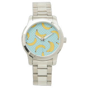 Bananas And Polk Dots Watch