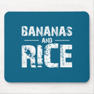 Bananas and rice  mouse mat