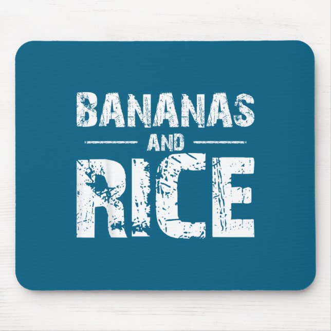 Bananas and rice  mouse mat (Front)