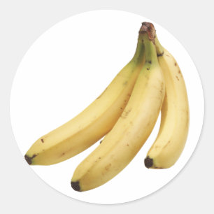 Bananas Classic Round Sticker
