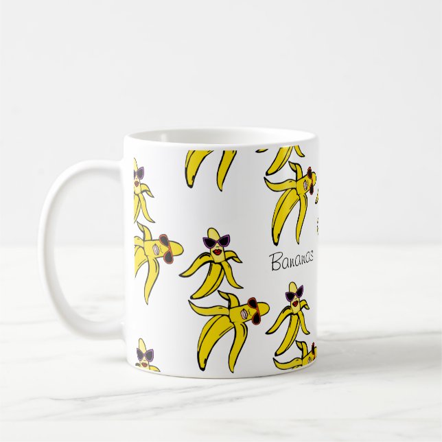 bananas coffee mug (Left)