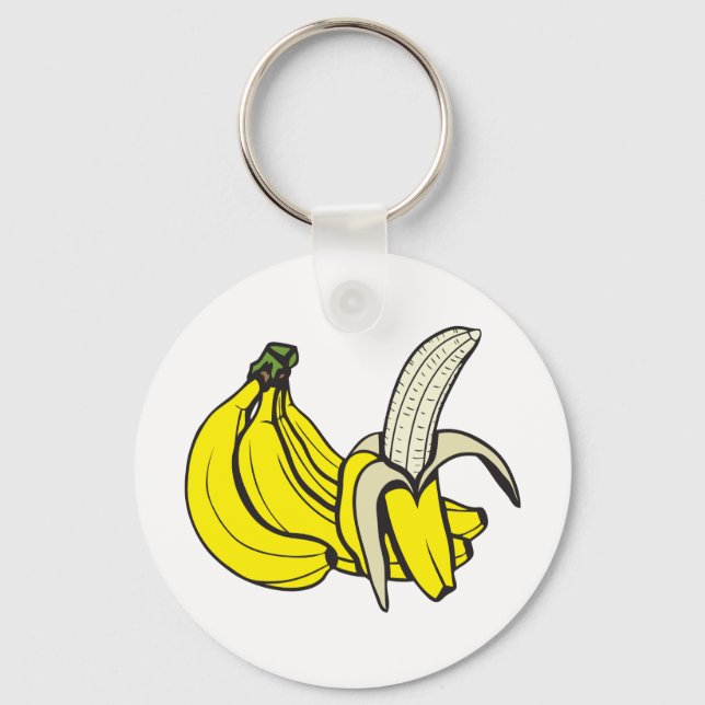 Bananas: Customisable! Key Ring (Front)