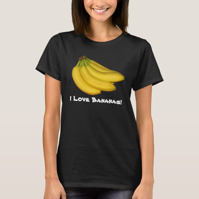 Bananas Customise Your Text T-Shirt (Front)