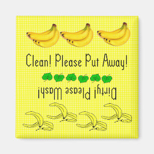 Bananas dishwasher magnet