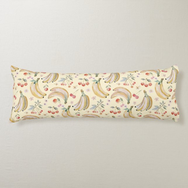 Bananas for Cherries Body Cushion (Front)