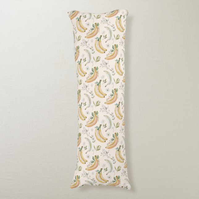 Bananas for Cherries Body Cushion (Front Vertical)