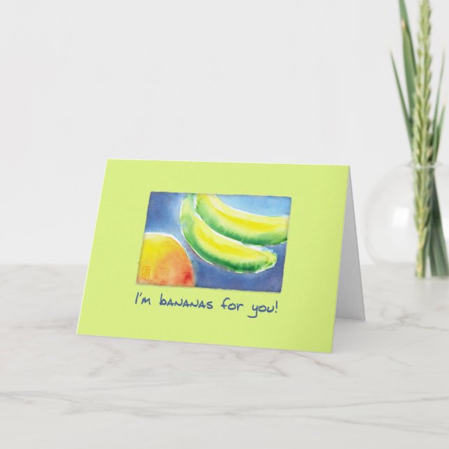 Bananas & Grapefruit Flirty Relationships Card (Front)