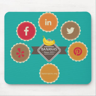 BANANAS Icons Mouse Pad
