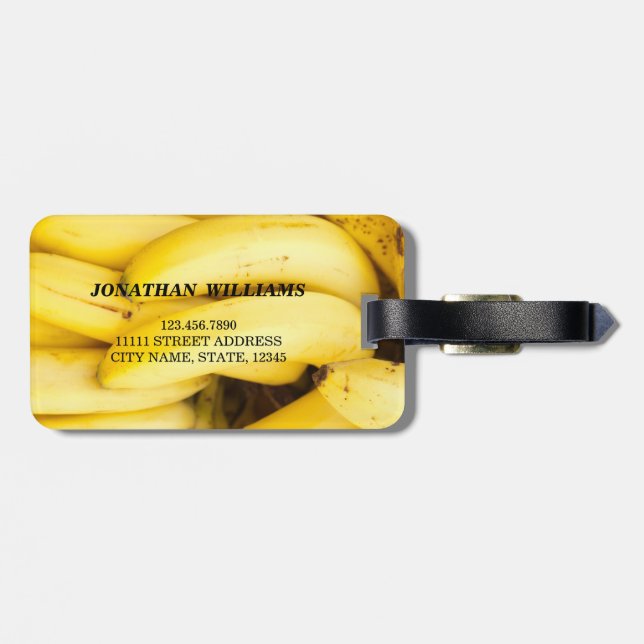 Bananas Luggage Tag (Back Horizontal)