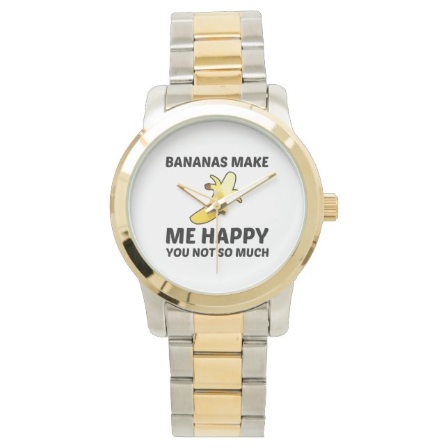 BANANAS MAKE ME HAPPY WATCH (Front)