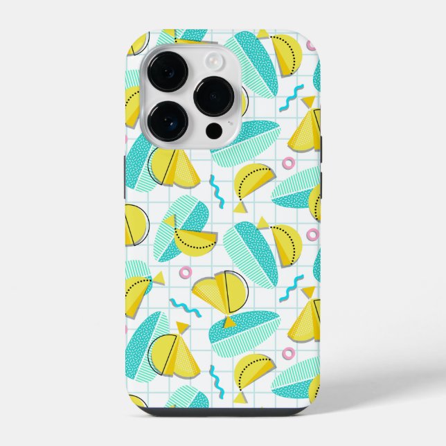 Bananas Memphis iPhone Case (Back)