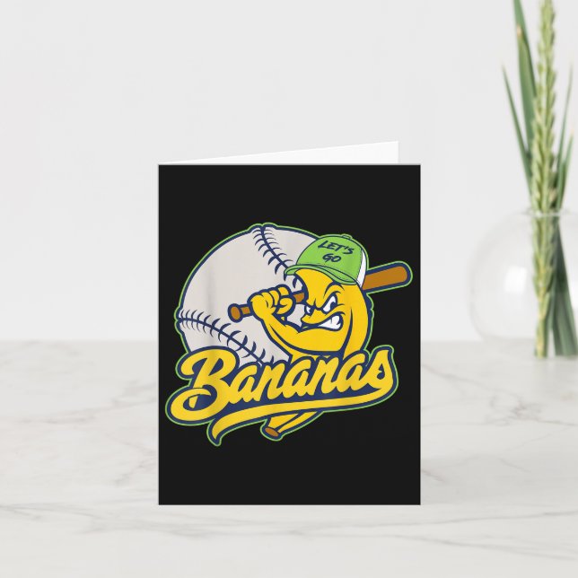 Bananas Nickname Personalised Last Name Apparel Fr Card (Front)