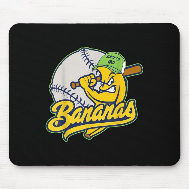 Bananas Nickname Personalised Last Name Apparel Fr Mouse Mat (Front)