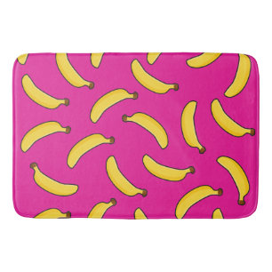 Bananas on Pink Bath Mat