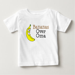 Bananas Over Oma Baby T-Shirt