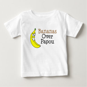 Bananas Over Papou Baby T-Shirt