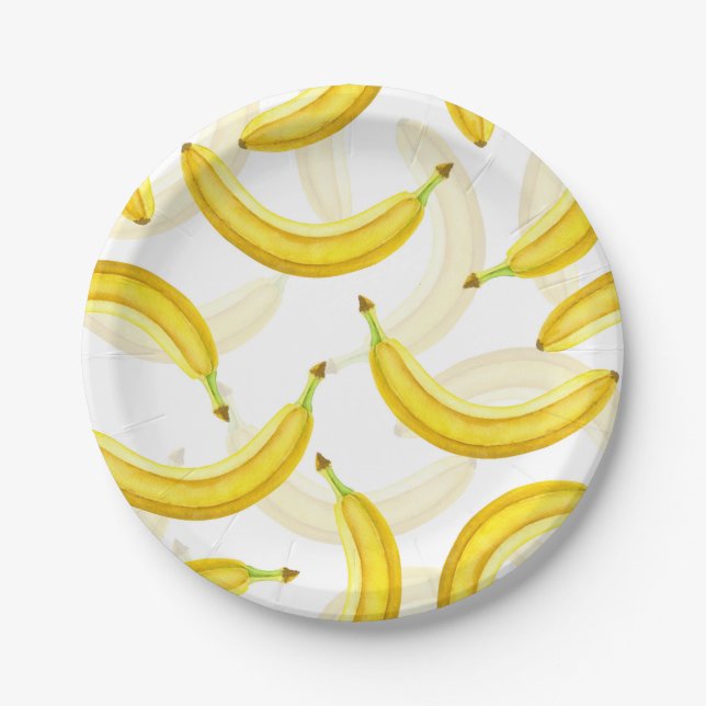 Bananas Paper Plate (Front)