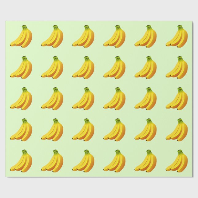 BANANAS PATTERN DESIGN Wrapping Paper (Flat)