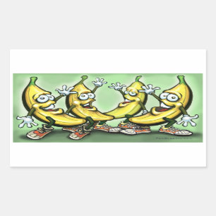 Bananas Rectangular Sticker