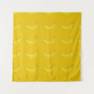 bananas, Seamless pattern with bananas, food backg Tapestry