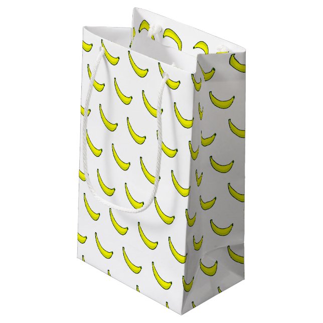 Bananas Small Gift Bag (Back Angled)