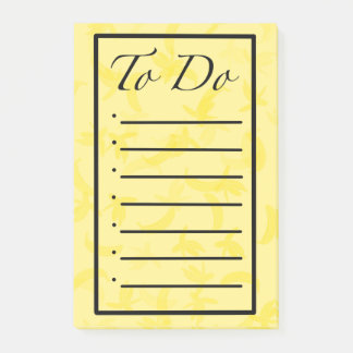 Bananas To Do List Post it Notes