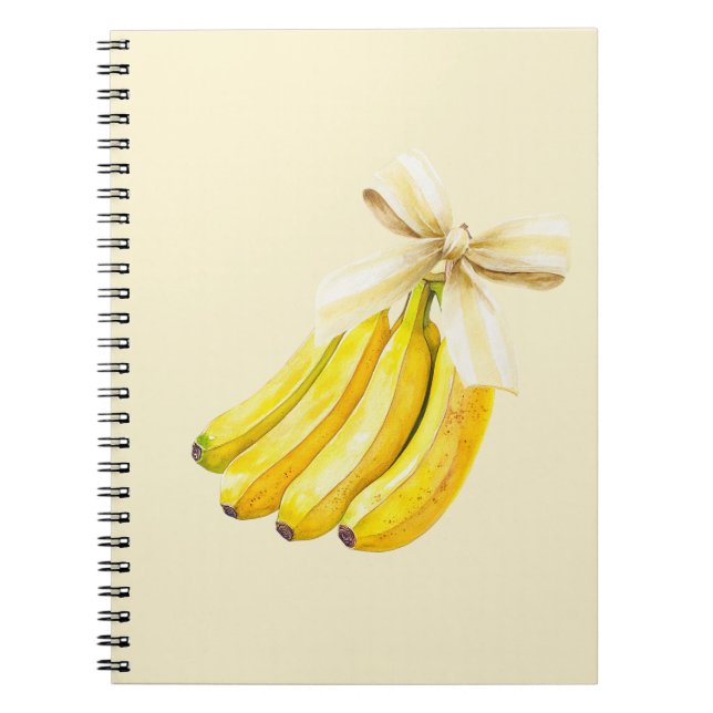 Bananas With A Bow Notebook (Front)