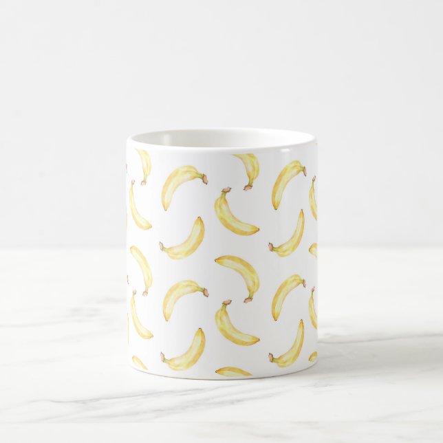 Bananas Yellow Fruit Coffee Mug (Center)