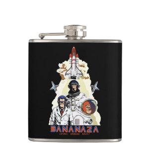 BANANAZA : Space Monkey Team Hip Flask