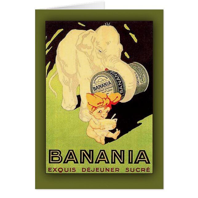 Banania Exquis Dejeuner Sucre Art Card (Front)