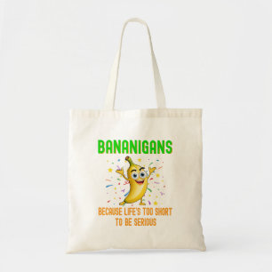 Bananigans, Go Bananas, Happy Moments Tote Bag