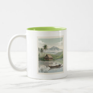 Banaue Rice Terraces Mayon Philippines Mug