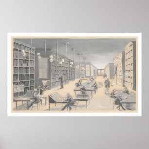 Bancroft Building, 721 Market Street, SF (1418) Poster