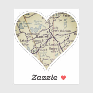 Bancroft Ontario Vintage Map