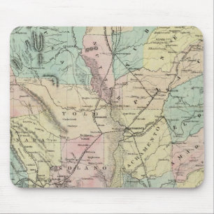 Bancroft's New Map Of Central California Mouse Mat