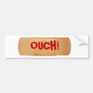 Band Aid Bumper Sticker