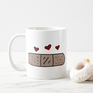 Band Aid Coffee Mug