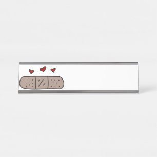 Band Aid Desk Name Plate