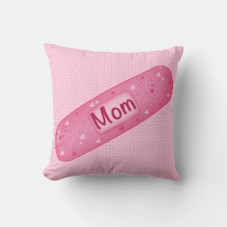 Band-aid mom soft pink Cojín Cushion