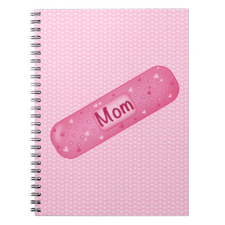   Band-aid mom  soft pink  Notebook