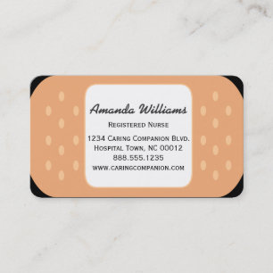 Band-aid Nurse or Caregiver Business Card