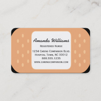 Band-aid Nurse or Caregiver Business Card