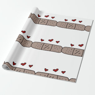 Band Aid Wrapping Paper