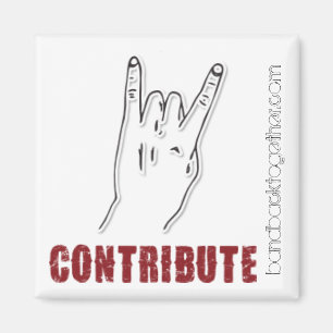 Band Back Together Contribute Magnet