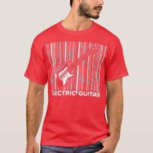Band Barcode Musician EGuitar GuitaristElectric Gu T-Shirt