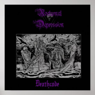 Band Black metal Death heavy thrash Goth Album Poster