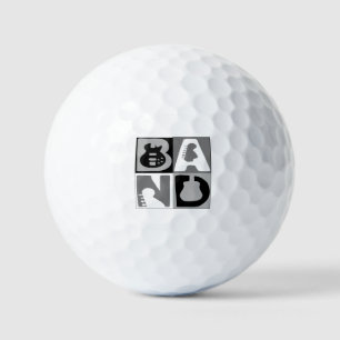 Band Blocks Blue Golf Balls